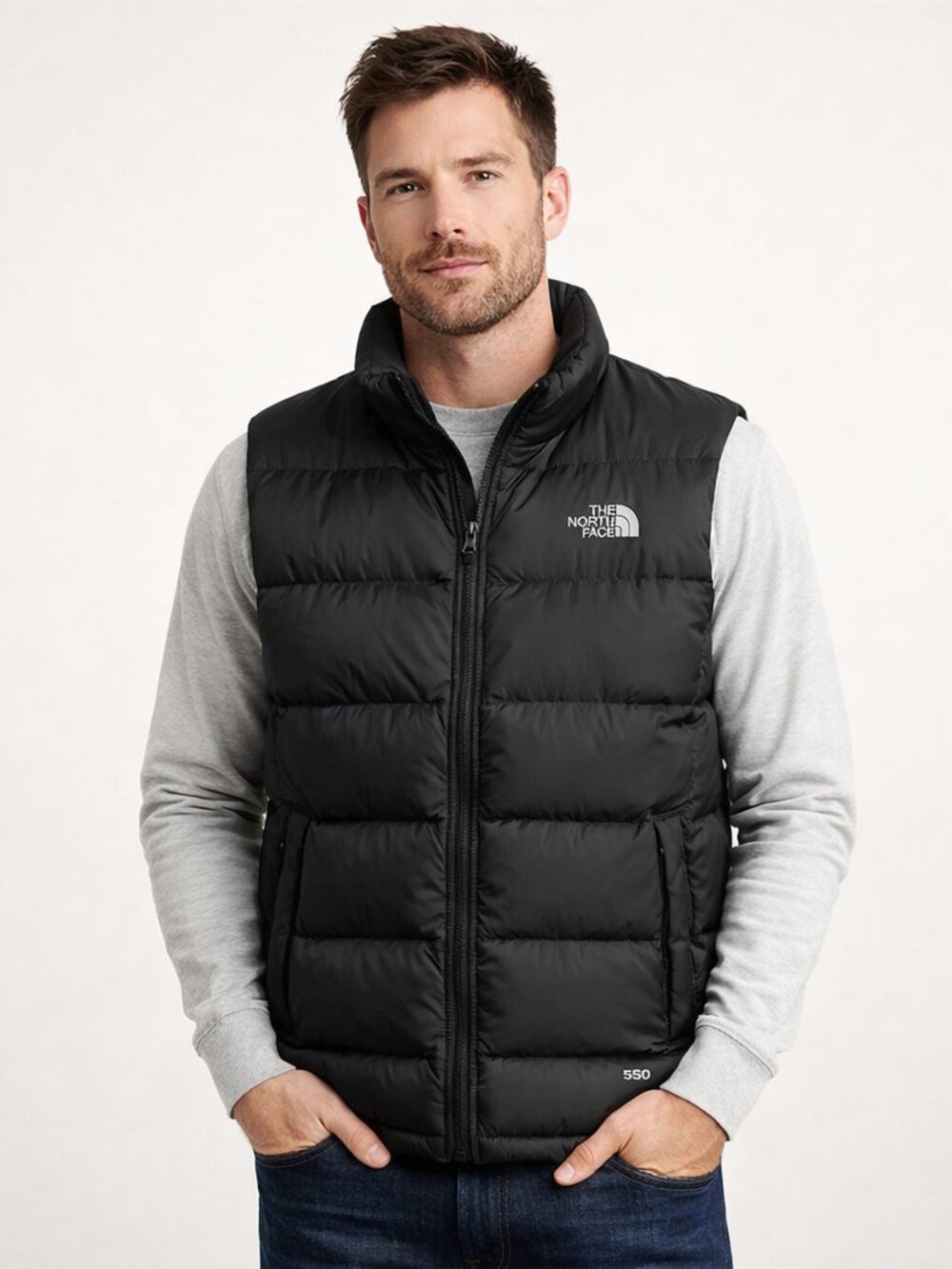 The Northface Down Vest Black Size Large